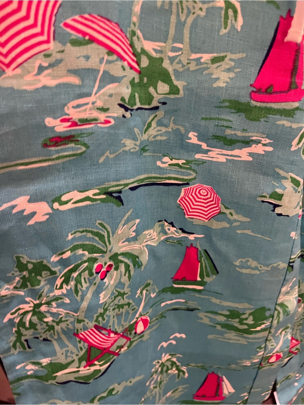 All for color pull on linen pant size L - Picture 2 of 4